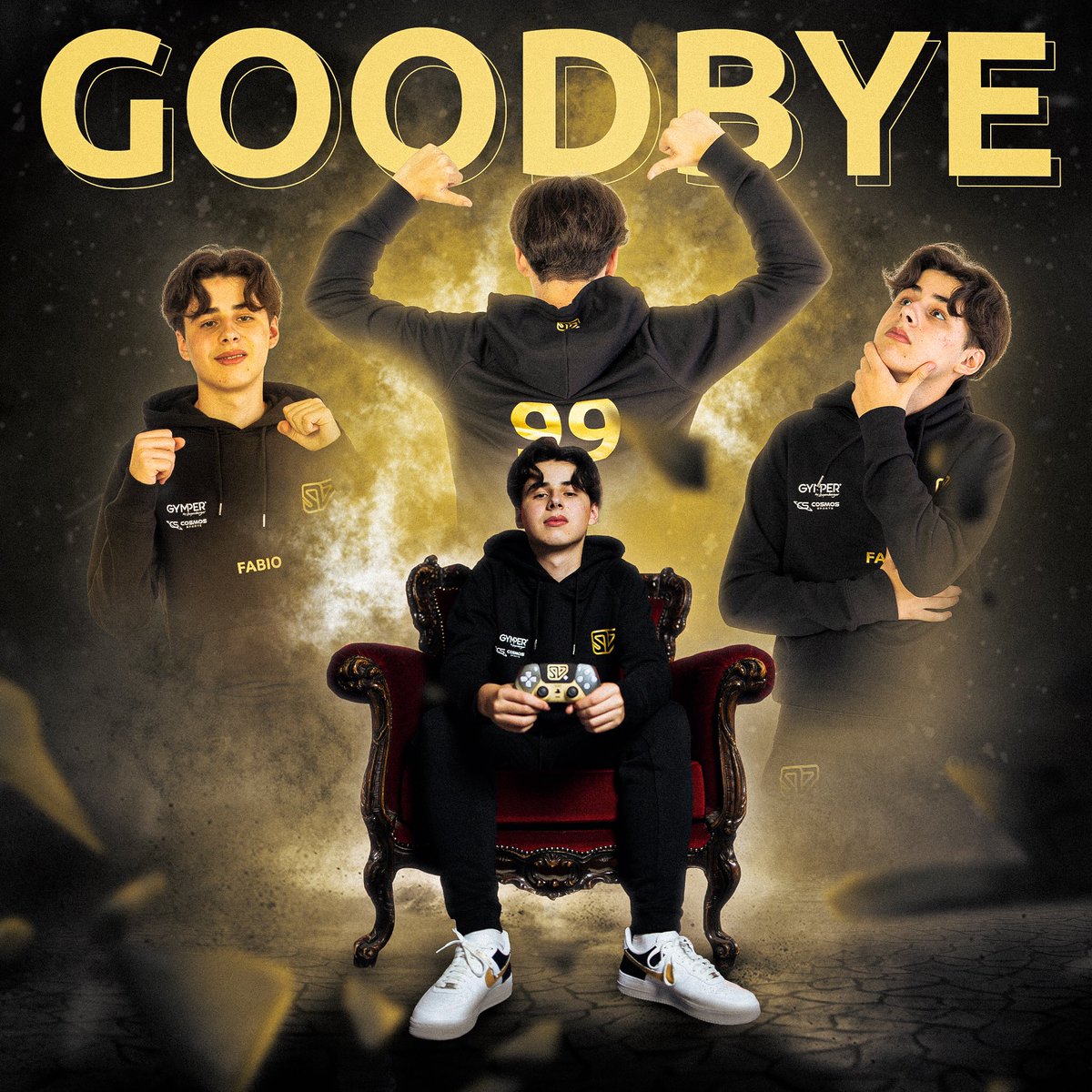 SP9Esports's tweet photo. 🚨 Danke Fabio! 👋

Auch @sp9_fabio verabschieden wir nach einem Jahr mit vielen geilen Momenten 👏

Im DFB ePokal und dem VBL Grand Final konntest Du Dein Talent bereits unter Beweis stellen 🔥 Wir sagen DANKE und wünschen Dir auf Deinem weiteren Weg nur das Beste! 💪 https://t.co/Rn5F6vEZU5