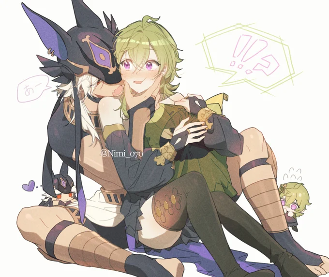 セノコレ#cyllei #cyno #collei #GenshinImpact #原神 