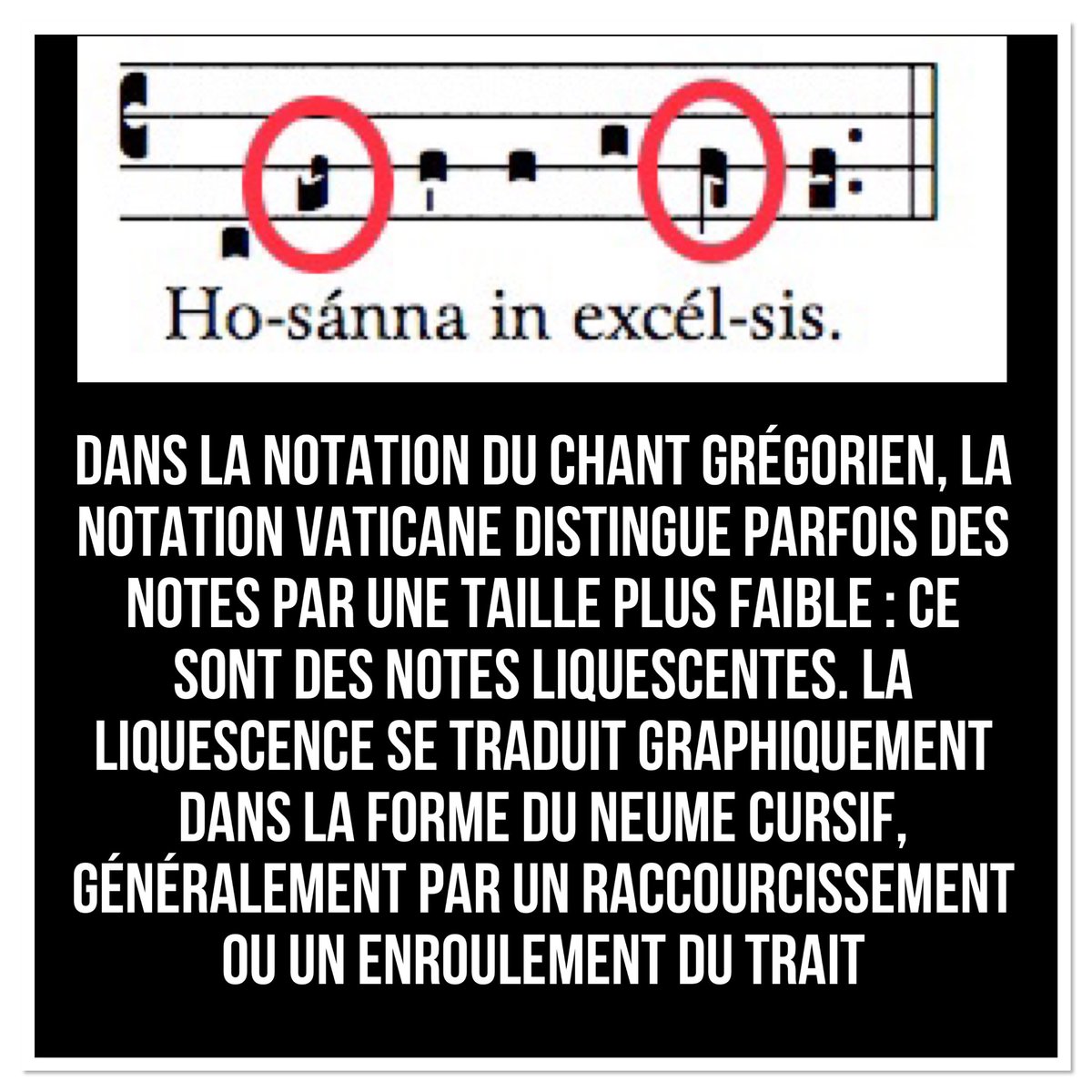 una_voce_france's tweet photo. La liquescence apparait quand l’articulation d’une syllabe avec la suivante se fait par une consonne. Cela exige que la voix passe de l’une à l’autre en coulant et devienne pour ainsi dire liquide. Source wikipedia article:  liquescence #gregorien. https://t.co/eurCImKYYB