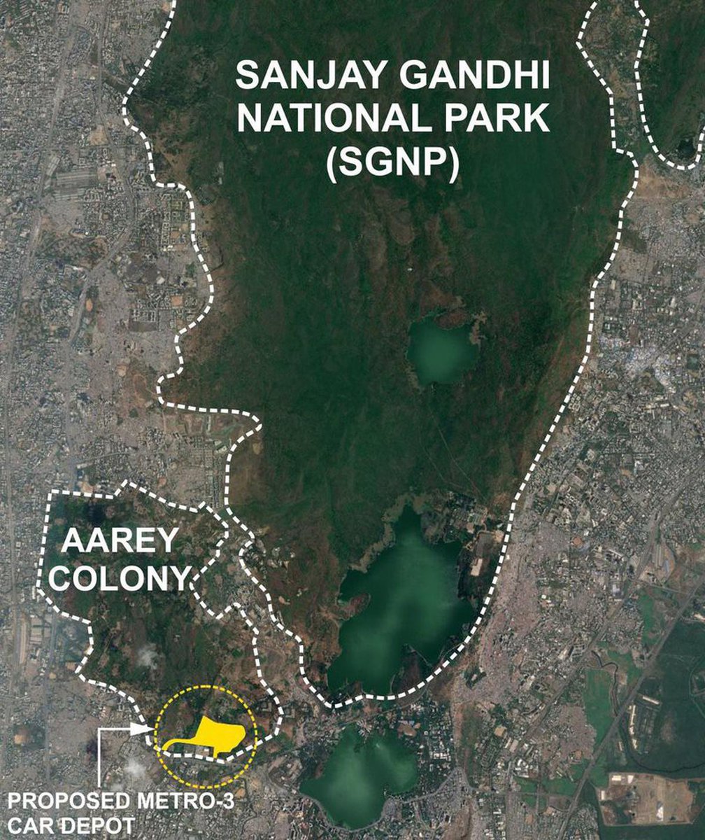 The #Forest and its #Ecosystem protect the diverse habitat, harbouring some endemic #Species. Reducing the green cover will increase the threat of man-animal conflict. Activists are calling for peaceful protests.
 
2/13 🧵