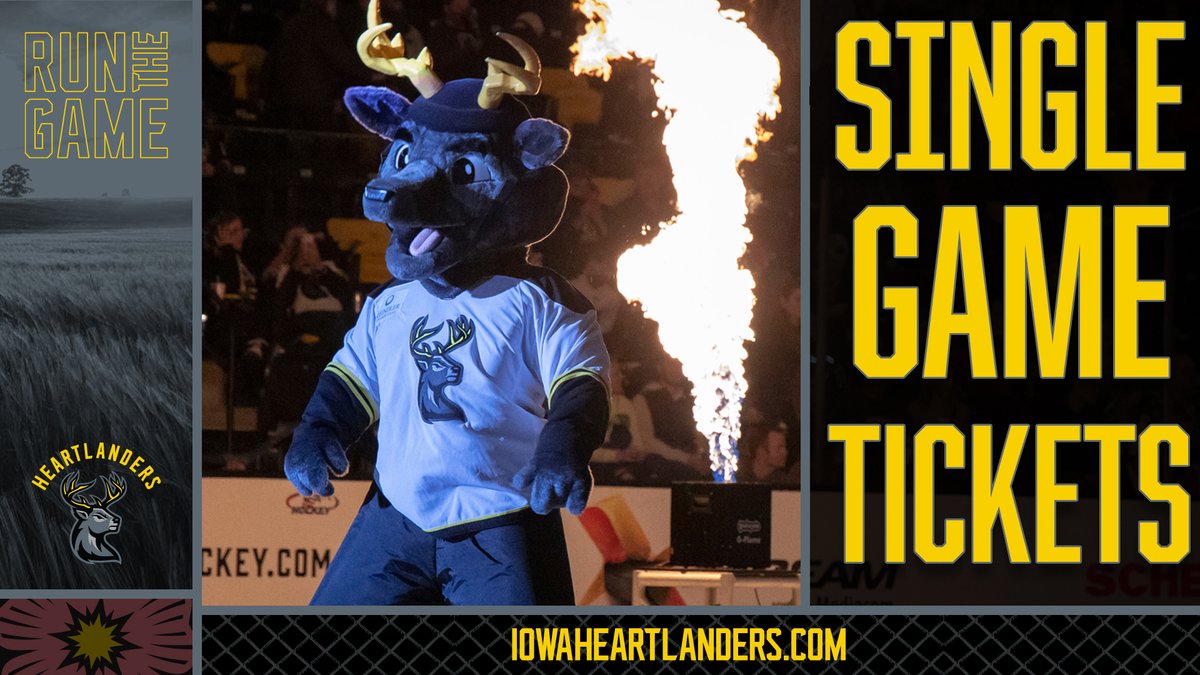 GoHeartlanders's tweet photo. SINGLE GAME TICKETS are now on-sale!!! 🚨

https://t.co/O0nqJB1JnJ https://t.co/aY2MaHK98u
