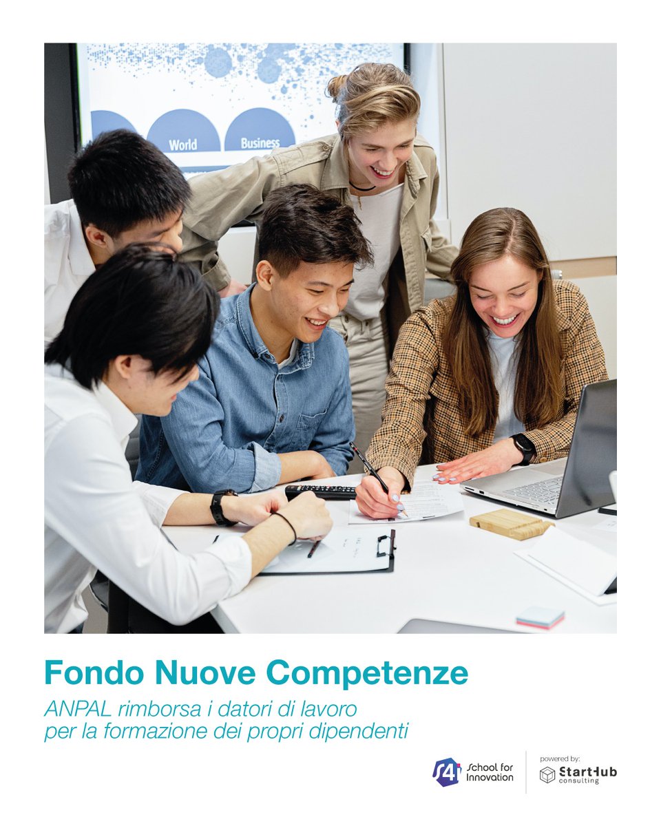 StartHubConsulting (@starthubcons) on Twitter photo 𝗙𝗼𝗻𝗱𝗼 𝗡𝘂𝗼𝘃𝗲 𝗖𝗼𝗺𝗽𝗲𝘁𝗲𝗻𝘇𝗲 - Cos'è e come funziona?
SHC fornisce 𝗮 𝗰𝗼𝘀𝘁𝗼 𝘇𝗲𝗿𝗼 tutta l'assistenza tecnica necessaria per la presentazione e rendicontazione della richiesta!
Per info, scrivici a training@starthubconsulting.com
👇🏻
starthubconsulting.com/2022/09/19/fir… 𝗙𝗼𝗻𝗱𝗼 𝗡𝘂𝗼𝘃𝗲 𝗖𝗼𝗺𝗽𝗲𝘁𝗲𝗻𝘇𝗲 - Cos'è e come funziona?
SHC fornisce 𝗮 𝗰𝗼𝘀𝘁𝗼 𝘇𝗲𝗿𝗼 tutta l'assistenza tecnica necessaria per la presentazione e rendicontazione della richiesta!
Per info, scrivici a training@starthubconsulting.com
👇🏻
starthubconsulting.com/2022/09/19/fir…