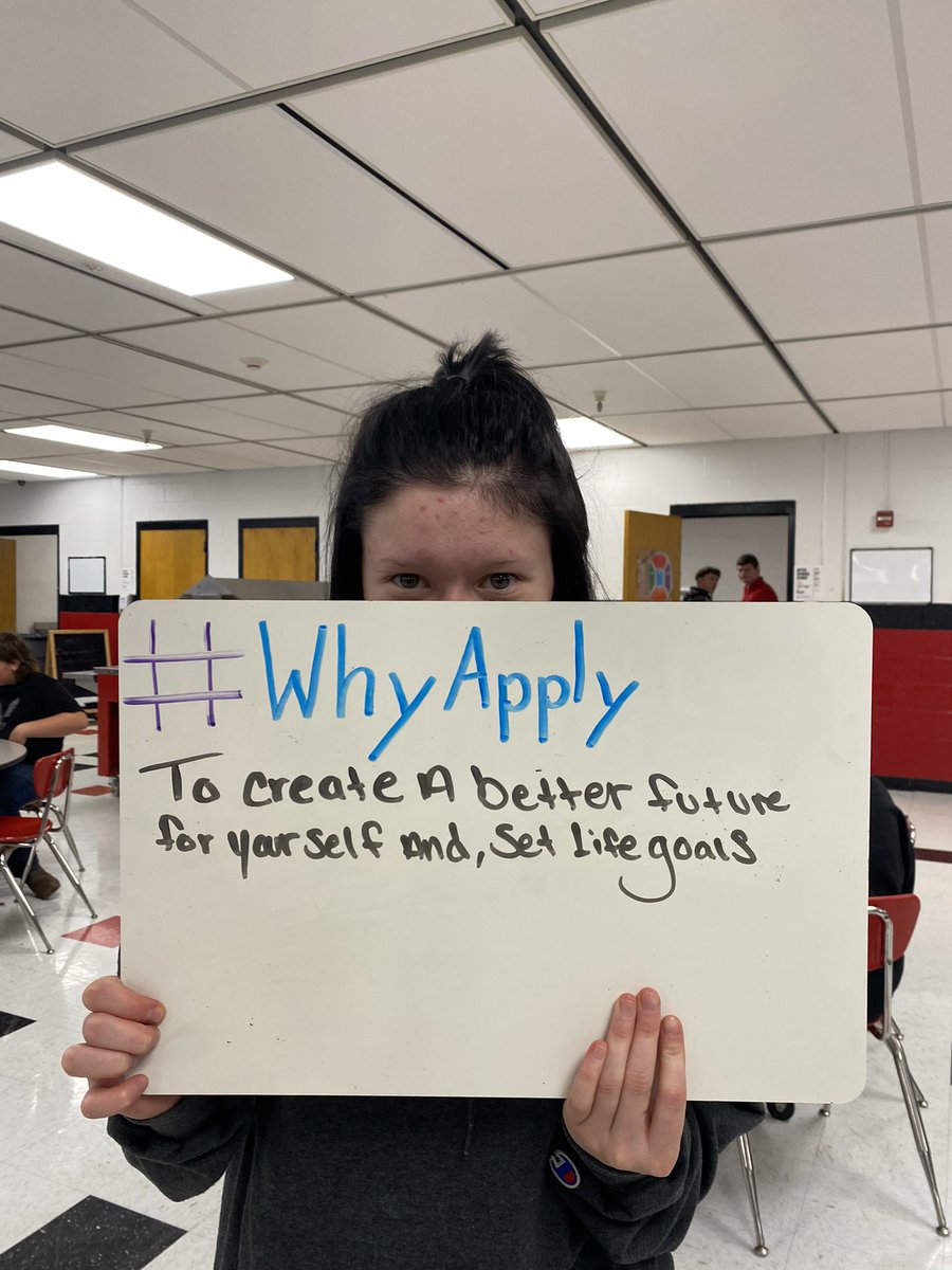 WebsCoSchool's tweet photo. @WVGEARUP #whyapply https://t.co/7LI1BSvmoS