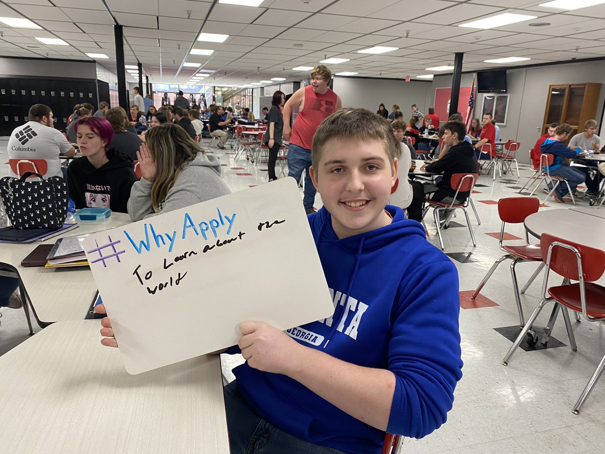 WebsCoSchool's tweet photo. @WVGEARUP #whyapply https://t.co/7LI1BSvmoS