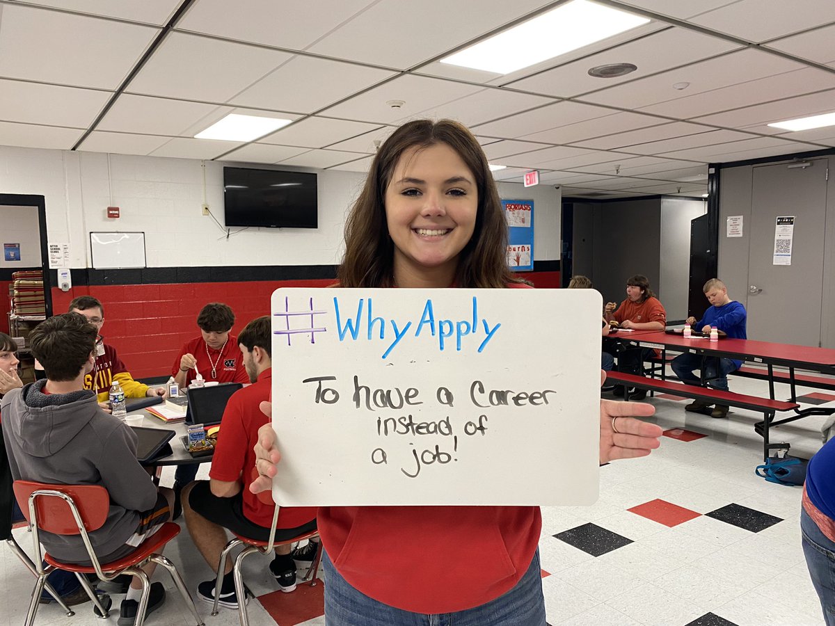 WebsCoSchool's tweet photo. @WVGEARUP #whyapply https://t.co/7LI1BSvmoS