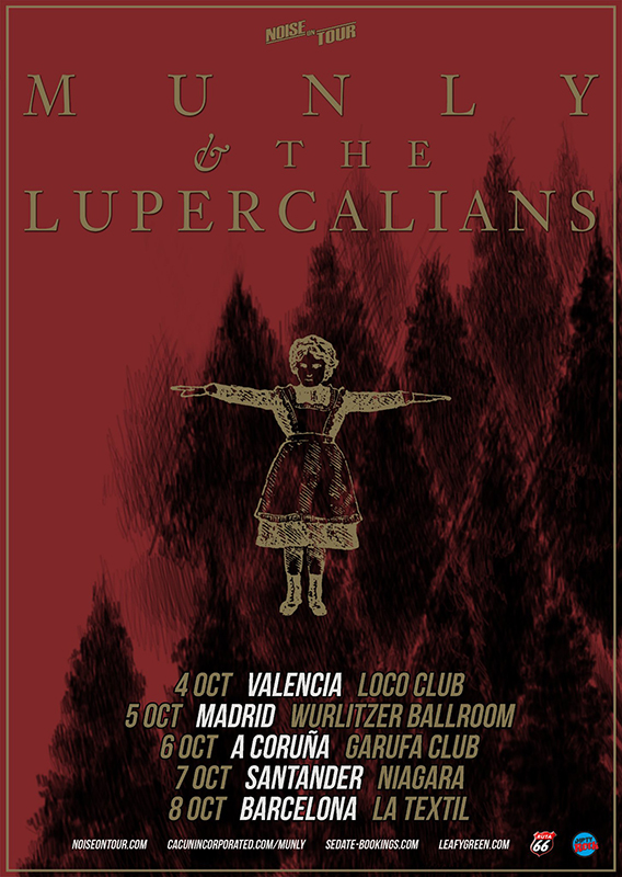 jegomez55's tweet photo. Un concierto de Munly  &amp; The Lupercalians, Con los miembros de Slim Cessna's, es algo irrepetible. Estarán de gira en España en los primeros días del mes de octubre de la mano de la productora Noise on Tour. 
Más info en https://t.co/bqx2pL67fK https://t.co/Vabz3HHhqT