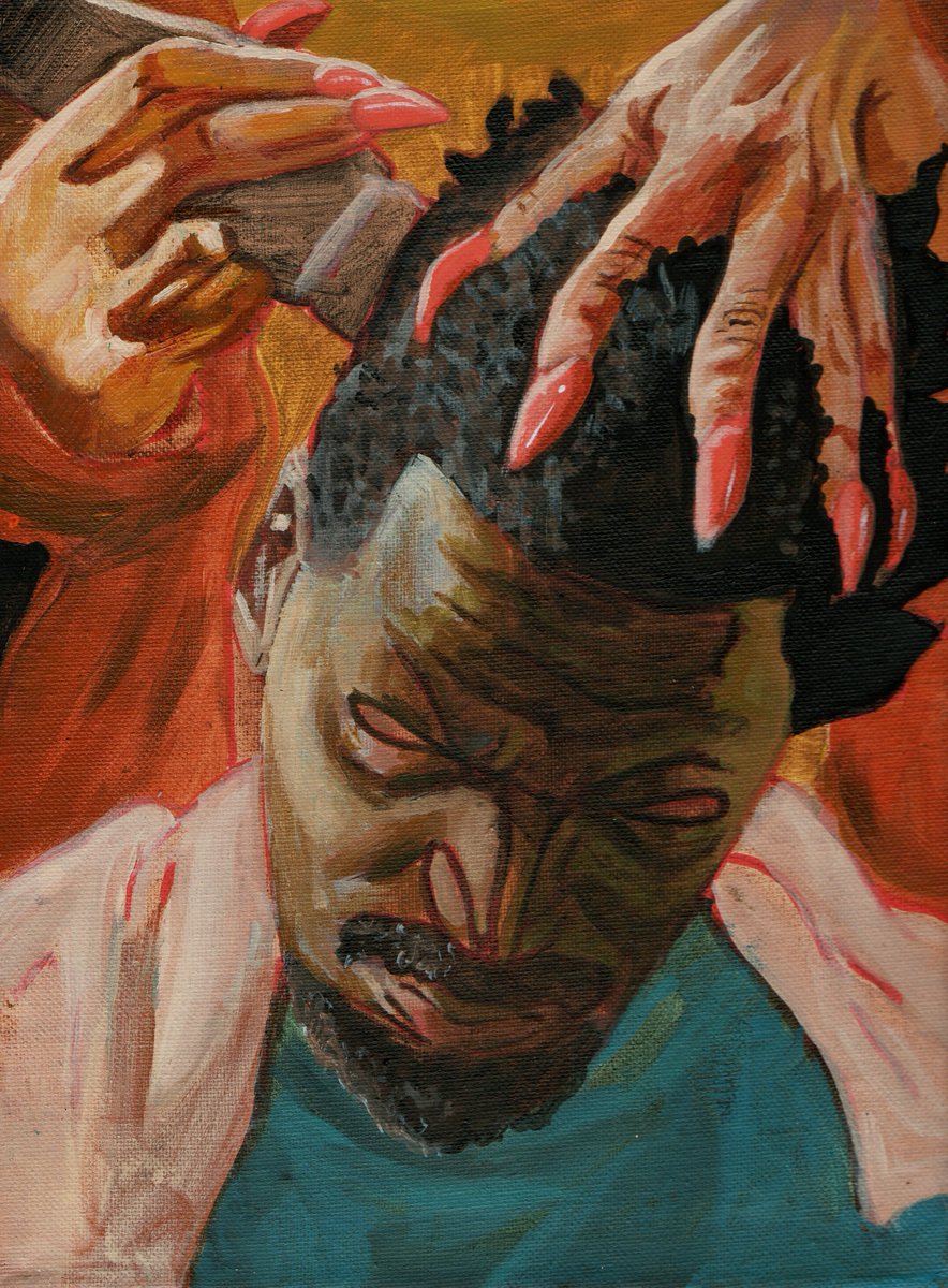 "If I Ain't Got You, I Got Nothing"
Acrylic on canvas
9 in. x 12 in.