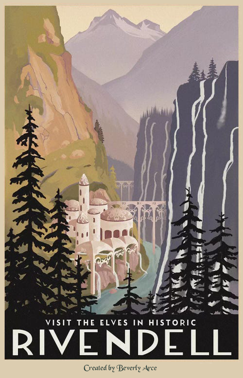 elenafever_'s tweet image. Mega hilo con carteles retro de viajes a diferentes destinos de fantasía.