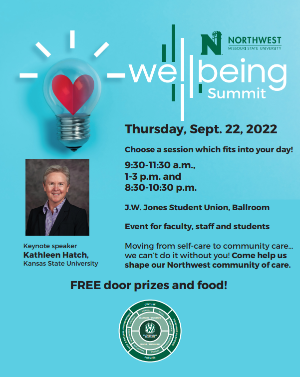 NW_Wellness's tweet photo. Come see us Thursday and help us shape our Northwest community!! We want to hear all your ideas Bearcats! @NWMOSTATE https://t.co/miLynPOsi9