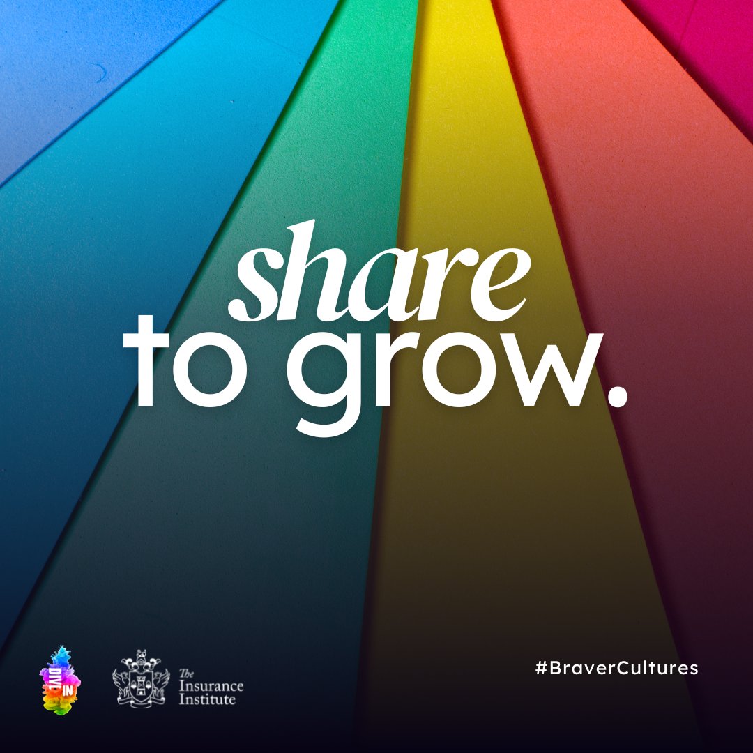 As part of @DiveInFest we asked our team what they would tell their younger self and over the next few days we are sharing the results #ShareToGrow #BraverCultures