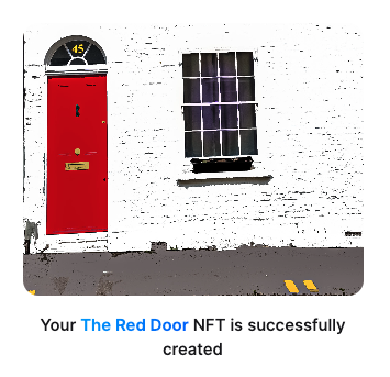 smoytoo's tweet photo. I've just created "The Red Door" collectible! https://t.co/Q4AoN0BYiU #rarible #tezos #CleanNFT #nonfungible #solidnft #digitalasset #nft via @rarible https://t.co/oGxABi7k55