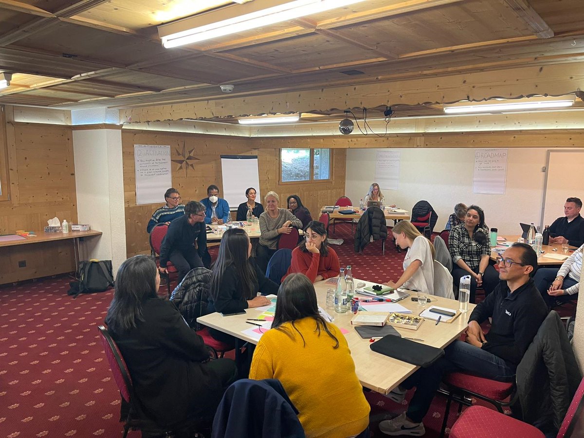carloSanvee's tweet photo. How to activate #YMCAVision2030? Twenty-five YMCA colleagues are meeting in Leysin (Switzerland) for a 3-day co-creative session to define the next steps and processes for a successful implementation of our global collaborative strategy. https://t.co/jNGFVNZDka