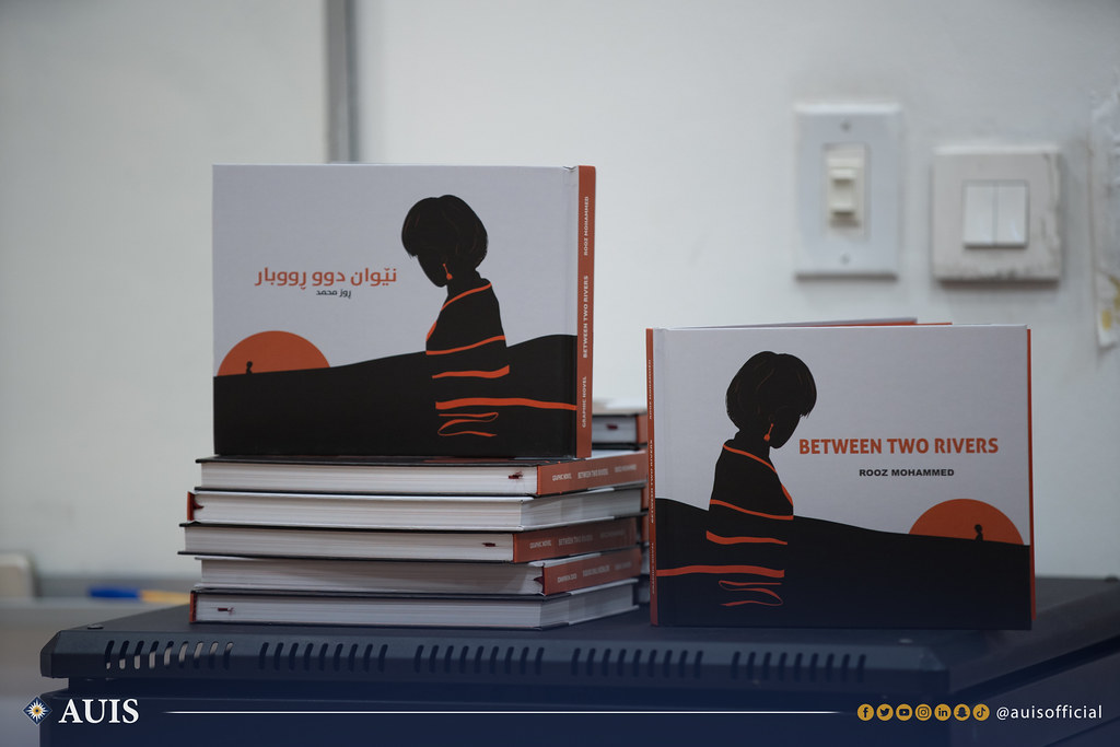 auisofficial's tweet photo. #AUIS encourages local artists and inventive ideas! 

The Center for Gender and Development Studies (@CGDStudies) at AUIS happily hosted Rooz Mohammed in a seminar this week, where she talked about her book “Between Two Rivers”!

For more information: @between_2rivers.
#CGDS https://t.co/jbo7jWbWdI