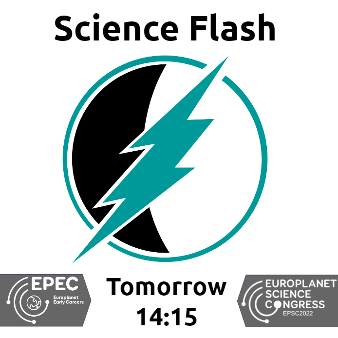 epec_epn's tweet photo. ⏱️Interested in presenting your work in three minutes with only three images? And you are an early career?!? There is still time! ⏱️ More info on the ScienceFlash and how to register here: [https://t.co/zA3B4stRwm]. 🏅 Oh, and there will be prizes! 🏅 #EPSC2022 @europlanetmedia https://t.co/O5CJ8UuvcS