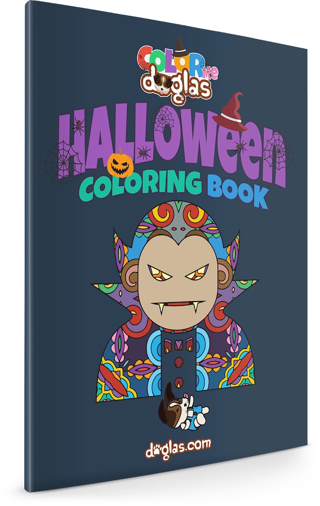 DoglasStBernard's tweet photo. While waiting for our #NFTdrop, get your Doglas Halloween Coloring Book and more at https://t.co/D8jUKUyXMv 🐾 https://t.co/BuntDTC5O8