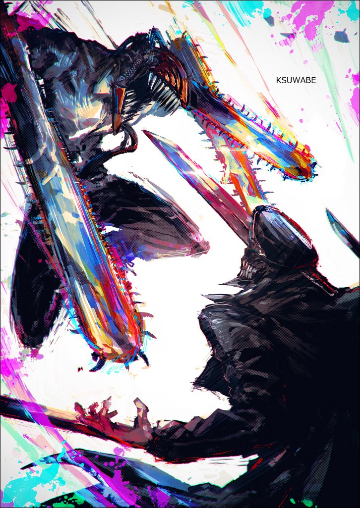 ケースワベ【K-SUWABE】 on Twitter: &quot;チェンソーマンVSサムライソード https://t.co/hkXi2gptf0