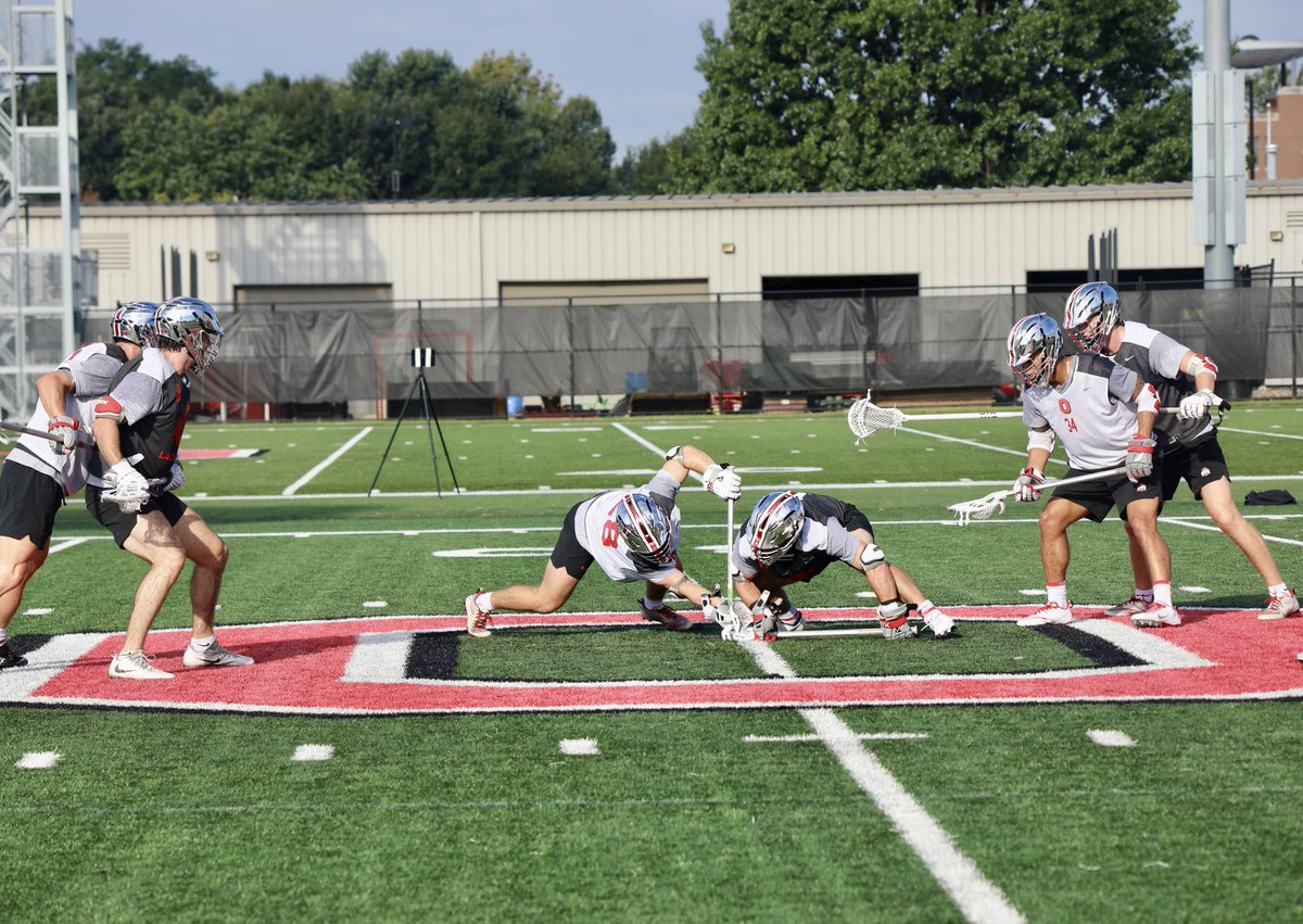 OhioStateMLAX's tweet photo. First Day of Fall Ball☑️

#GoBucks https://t.co/ZK6C0l4CM3