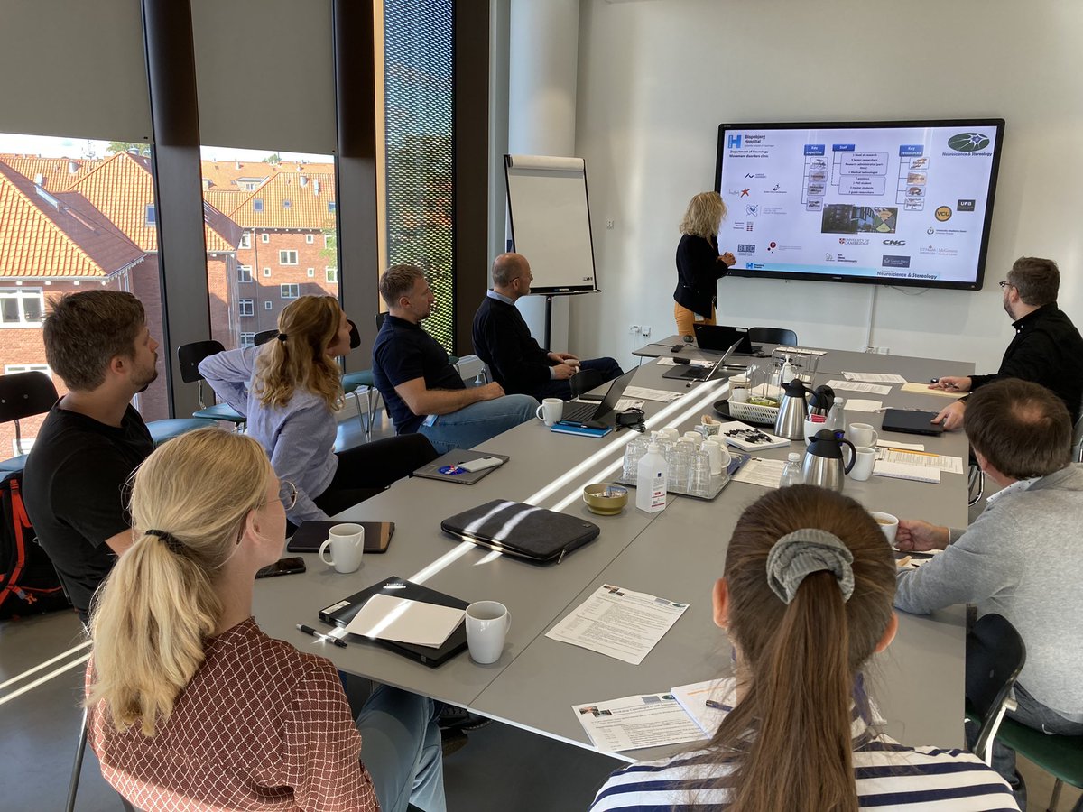 Centre for Neuroscience & Stereology (@bbh_cnslab) on Twitter photo A very exciting first day of our #aSyn workshop. A huge thanks to the Alfred Benzon Foundation for funding this event and especially to Claudio Soto, Morten Meyer and Alexander Ross and Carolina Quaglia for joining us <a href="/UniklinikEssen/">Uniklinikum Essen</a> <a href="/DTU_HealthTech/">DTU Health Tech</a> <a href="/Proteopathy_Lab/">Mitchell Center for AD (Claudio Soto Lab)</a> <a href="/LabMorten/">MortenMeyerLab</a> A very exciting first day of our #aSyn workshop. A huge thanks to the Alfred Benzon Foundation for funding this event and especially to Claudio Soto, Morten Meyer and Alexander Ross and Carolina Quaglia for joining us <a href="/UniklinikEssen/">Uniklinikum Essen</a> <a href="/DTU_HealthTech/">DTU Health Tech</a> <a href="/Proteopathy_Lab/">Mitchell Center for AD (Claudio Soto Lab)</a> <a href="/LabMorten/">MortenMeyerLab</a>