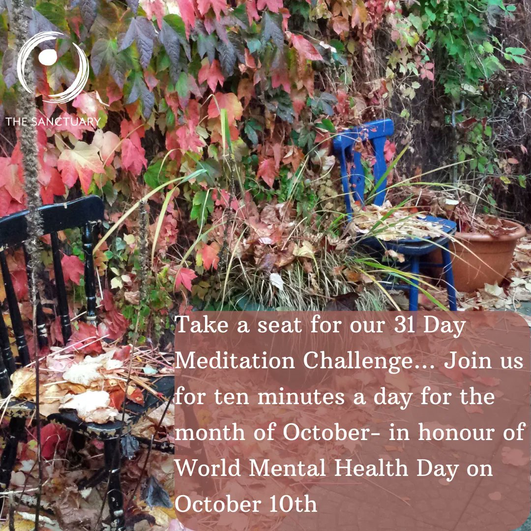Join us this October for some Autumn Meditation with our 31 Day Meditation Challenge!

sanctuary.ie/2022/08/25/the…
#meditation #mindfulness #spirituality #healing #spiritual #peace #selflove #motivation #selfcare #spiritualawakening #wellness #happiness #mentalhealth #positivevibes