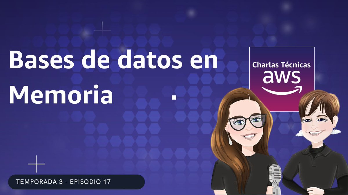 mavi888uy's tweet photo. Nuevo episodio del podcast en el canal de youtube de Charlas Técnicas de AWS
🇪🇸#3.17 - Bases de datos en memoria (Charlas Técnicas de AWS)
Miralo aca: https://t.co/jw6P3UKiHe
cc @awscloud_es @AWSLatam @giselledigital @RobertLunaRojas https://t.co/nUpWskS51h