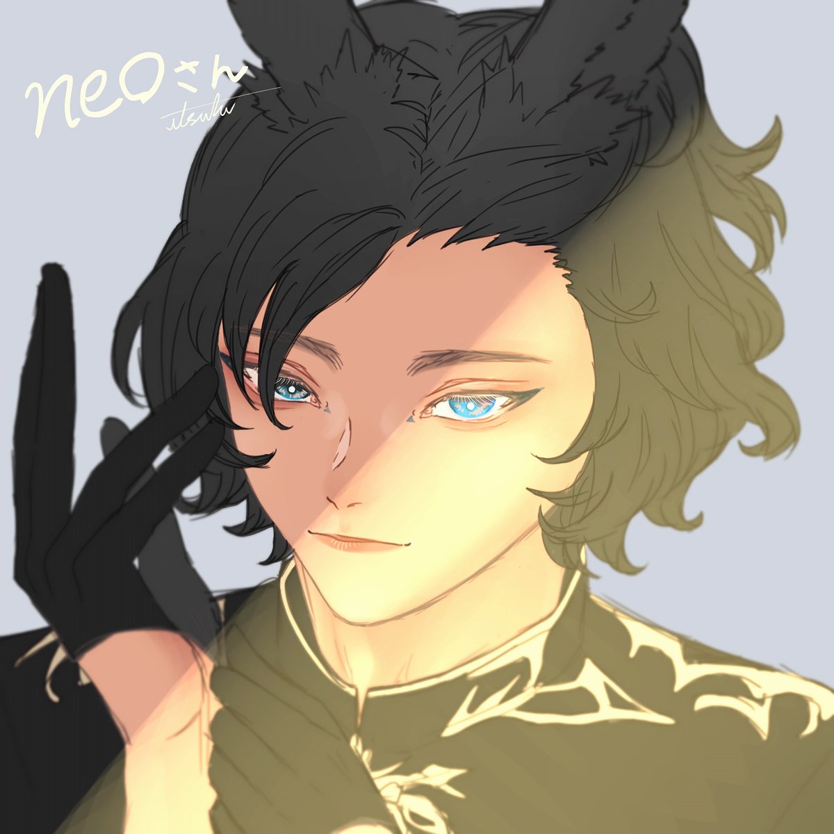 FF14「ネオ・アズマ描いた#FF14 #ヴィエラ #うさお 」|樹Dorothyのイラスト