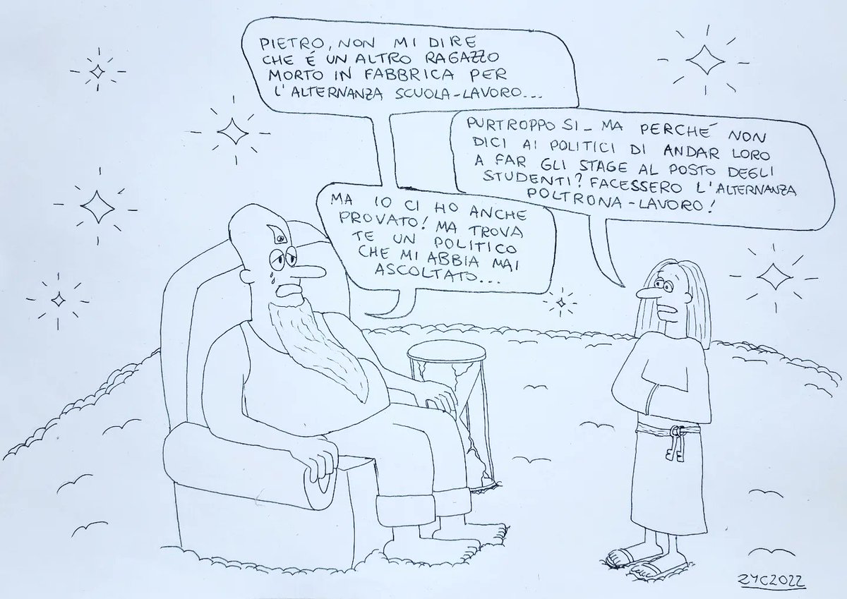 vignettelibere's tweet photo. #vignette #cartoons #satira #satire #alternanzascuolalavoro #scuola #school #lavoro #work #politici #politicians #dio #god https://t.co/v7Hm98LJpK