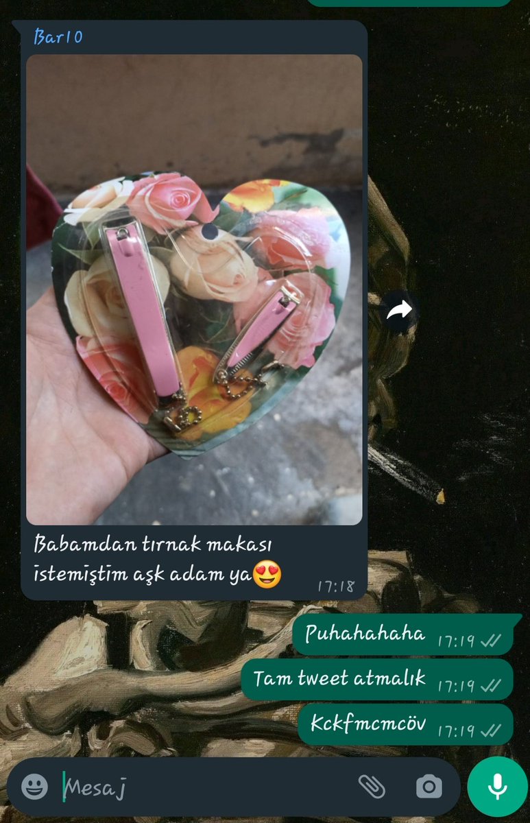 Arkadaşıma babası yurt eksiklerini tamamlıyor. Güzelliğe bak. Benim böyle tırnak setim olmadı  <a href="/__Bar10/">Baran Celik</a>