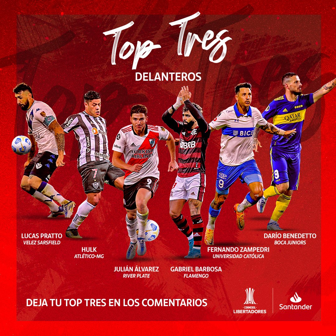 Los famosos ‘killers’ que queman las redes de los arcos a lo largo y ancho de Sudamérica. 

¿Quiénes son tus tres delanteros favoritos de la <a href="/Libertadores/">CONMEBOL Libertadores</a>?

#Libertadores