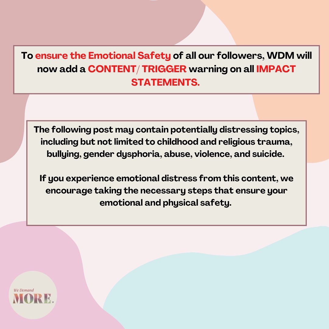 WeDemandMore1's tweet photo. We Demand More takes the safety of our followers seriously. Today’s Mental Health Monday walks through the steps to ensure your emotional safety while engaging with us online🖤 https://t.co/BSuBwGgZUK