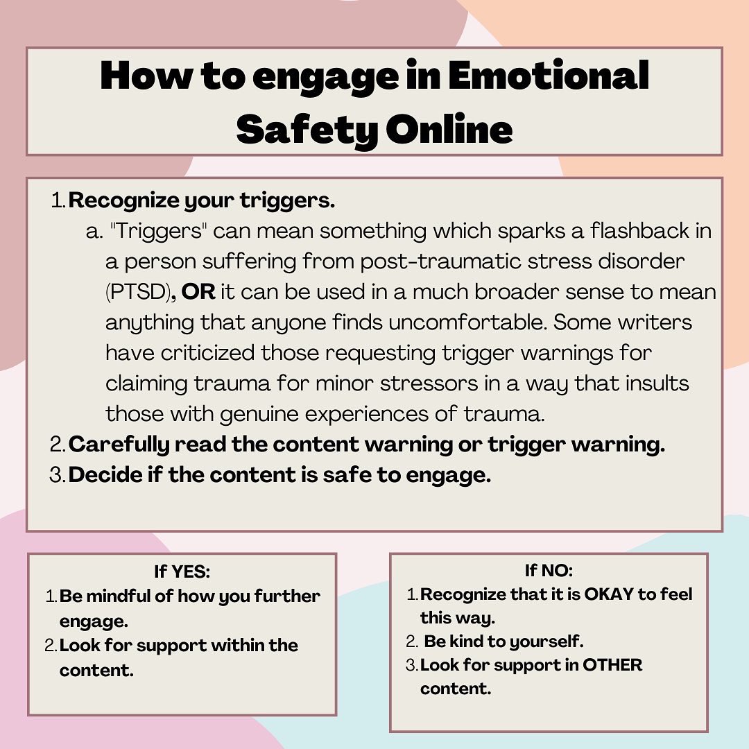 WeDemandMore1's tweet photo. We Demand More takes the safety of our followers seriously. Today’s Mental Health Monday walks through the steps to ensure your emotional safety while engaging with us online🖤 https://t.co/BSuBwGgZUK