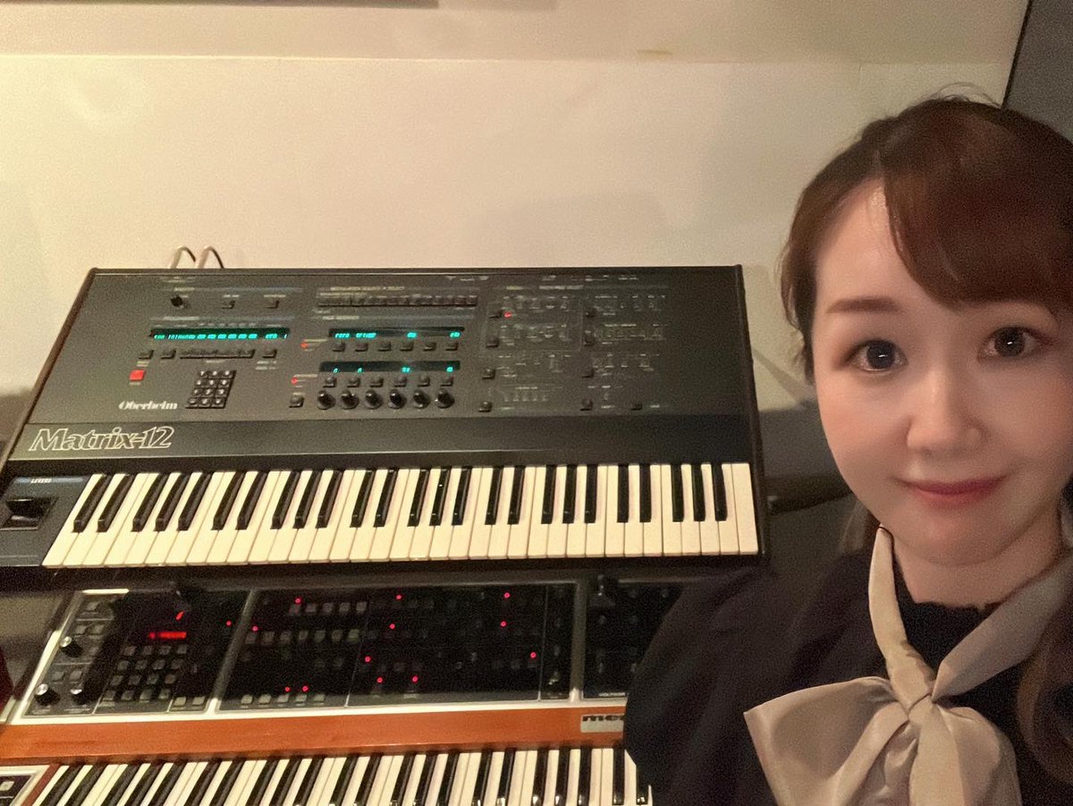 prophetRisa's tweet photo. 24日はおかわりイベントです。
今回台風で行けなかったという方、是非お越しくださいませm(_ _)m
#シンセらんど
#synthesizer 
#oberheim
#matrix12
 #memorymoog https://t.co/ryaNoP8ZQw