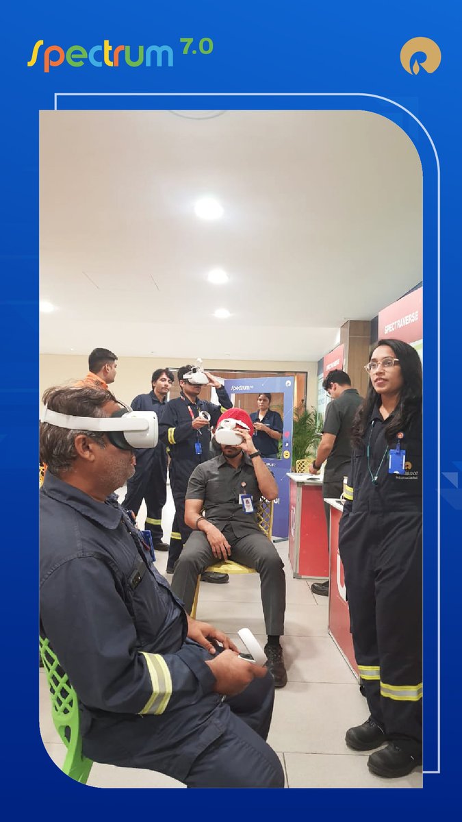 RILCampus's tweet photo. (2/3)
Some more snaps from the action at Spectrum 7.0 activities on Day 1!

#Spectrum2022 #Upskill #Upgrade #Uplift #RILwayoflife #learningatRIL #futurism #learningandgrowing https://t.co/BgIH1wbLeP