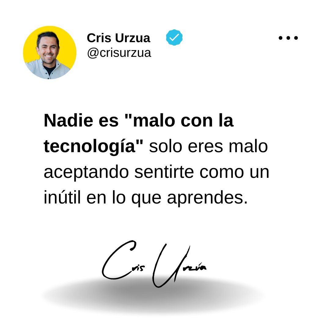 crisurzua's tweet photo. Tu decides: Te cagas de risa de tu ineptitud al principio y te lo tomas con sabiduría 🤣 o te frustras y te niegas al crecimiento diciendo "no me gusta" o "no se me da".
#EmprendedorFullStack
#masacademy
#crisurzua https://t.co/nhY7Vdd976