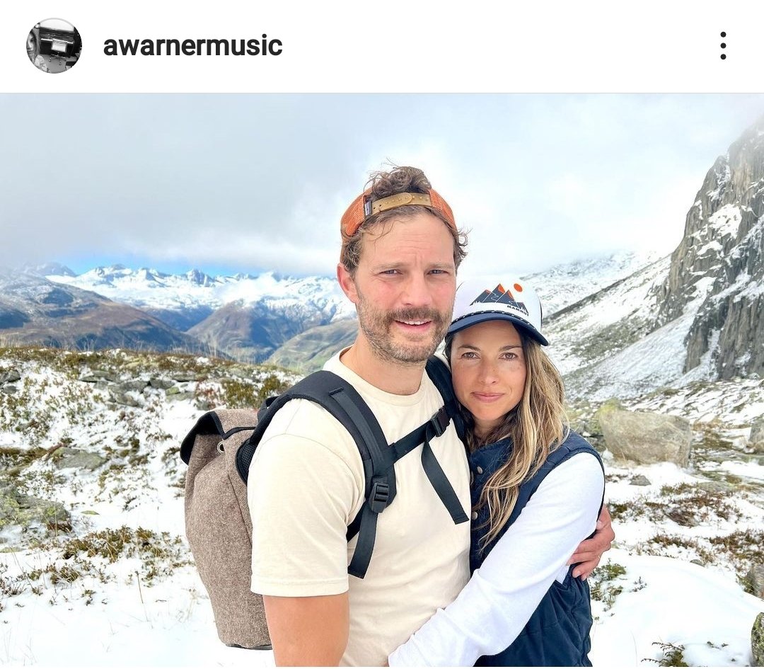 Millie posted this on her instragram 📷 
Beautiful picture from her and her hubby #JamieDornan in 🇨🇭
Best surprise ever!
Thank you husband face <a href="/jamiedornan/">Jamie Dornan</a> 🇨🇭❤️