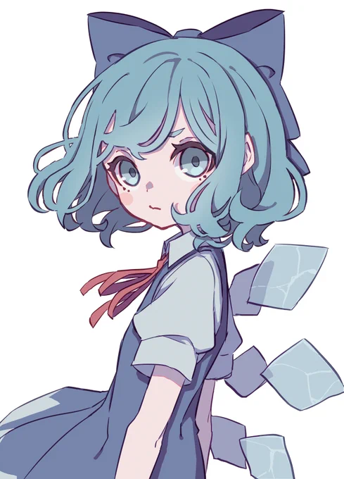 #深夜の真剣お絵描き60分一本勝負 チルノ 