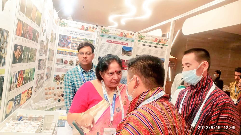 GowthamiR7's tweet photo. ICAR-NBPGR exhibition @ 9th session of GB  ITPGFRA @planttreaty @INbpgr https://t.co/lQCBslXLBL