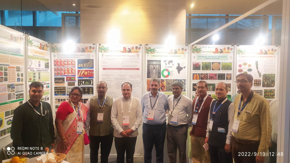 GowthamiR7's tweet photo. ICAR-NBPGR exhibition @ 9th session of GB  ITPGFRA @planttreaty @INbpgr https://t.co/lQCBslXLBL