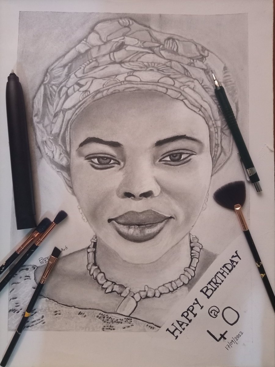 oladapo148's tweet photo. Realistic Portrait ✏️Drawing.
Graphite and Charcoal on Paper
12*16 Inches
Benevolent_Art ✏️
#stage10 #PongolaN2
#c_section #Trending #TrendingNow #RushHour #FreeFalling #cryptocrash #birthday #gift #surprise #at40 https://t.co/CfpAHQMbvK