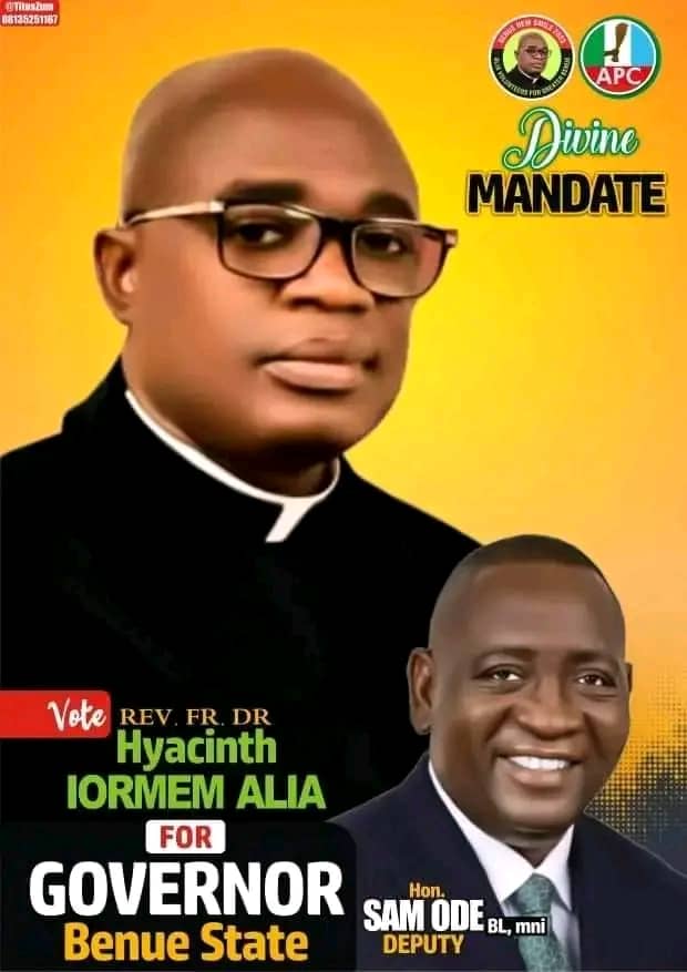 IUzaan's tweet photo. Benue people are into a serious business. They are all supporting the candidate of the All Progressives Congress, Rev Fr Dr Hyacinth Iormem Alia for Governor, 2023. https://t.co/zbjC4I6Msa