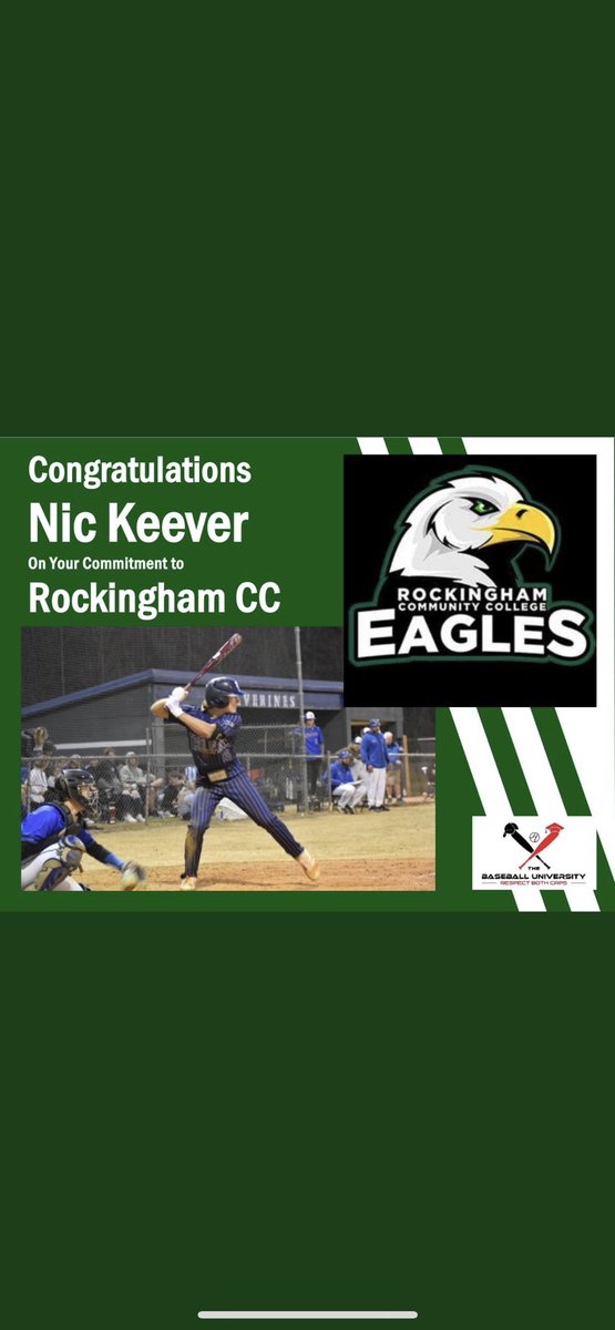 nkeever6's tweet photo. Alright @RCCEagsBaseball, let’s run it 🦅🔥 https://t.co/AdkcRrG5YT