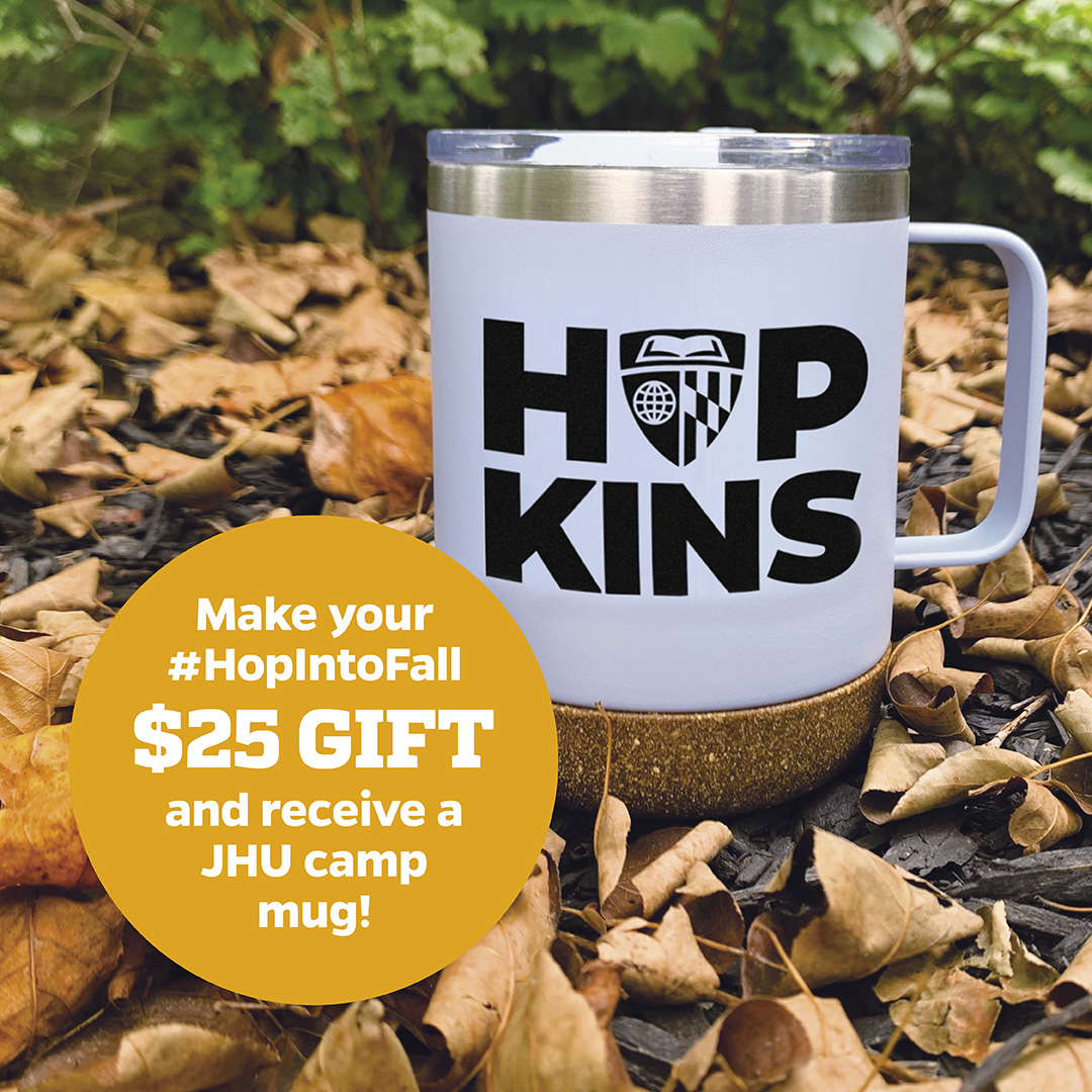 JHUNursing's tweet photo. Make your gift of $25 or more to support the School of Nursing, and we’ll send you a limited-edition Hopkins camp mug as a token of our appreciation. https://t.co/zDlsc8ijxe https://t.co/8tsJW6qPUG