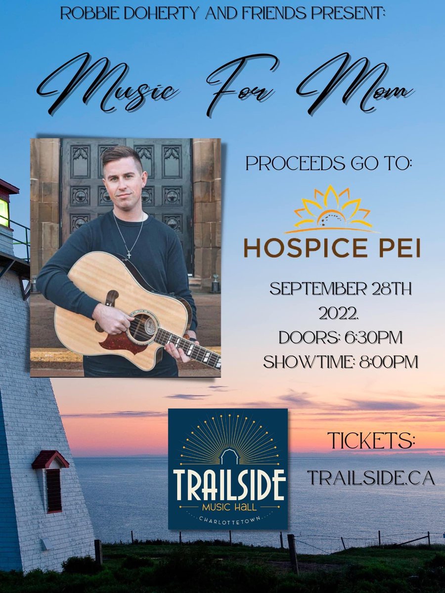 Music for Mom. <a href="/robbiedoherty/">Robbie Doherty</a> is well known on #PEI as a performer and he’s part of <a href="/HospicePEI/">Hospice PEI</a> Dancing with the Stars this year. For that, Robbie has organized a fundraising concert in memory of his Mom who passed away last year. Robbie joins us today on Mainstreet