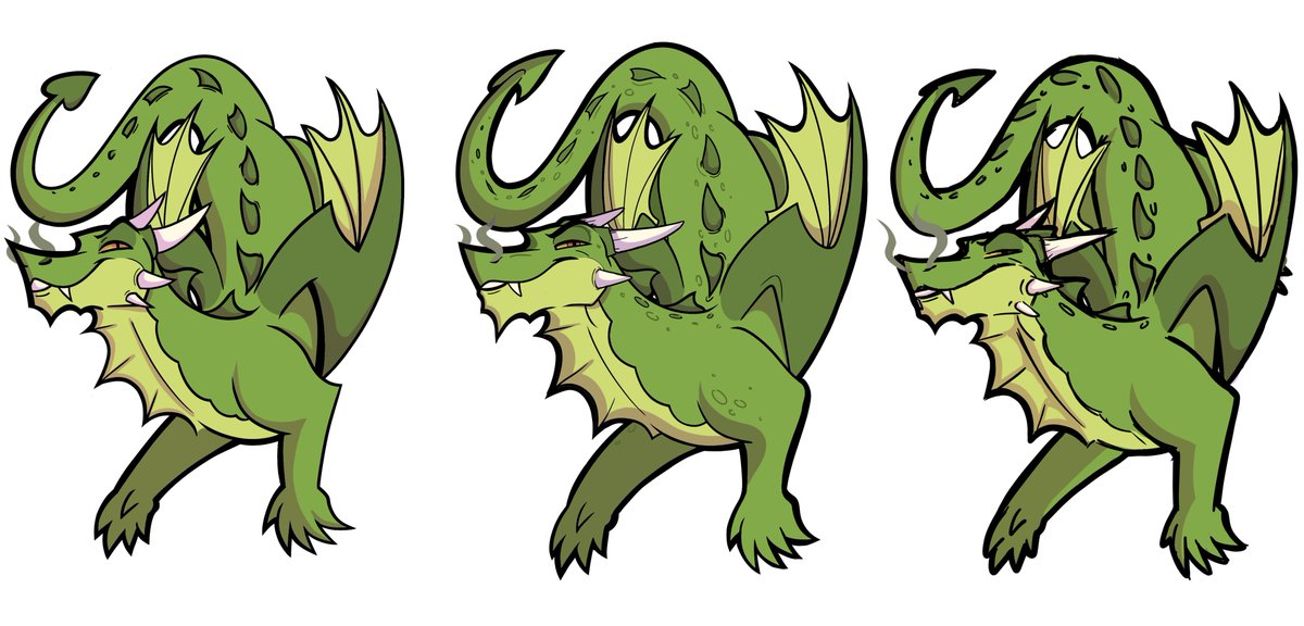 PIXEL_gems's tweet photo. Consider the following: big lizards

Some design tests for a board game I'll be pitching soon where you compete as rival dragon lords! https://t.co/6dpBn9mNZW