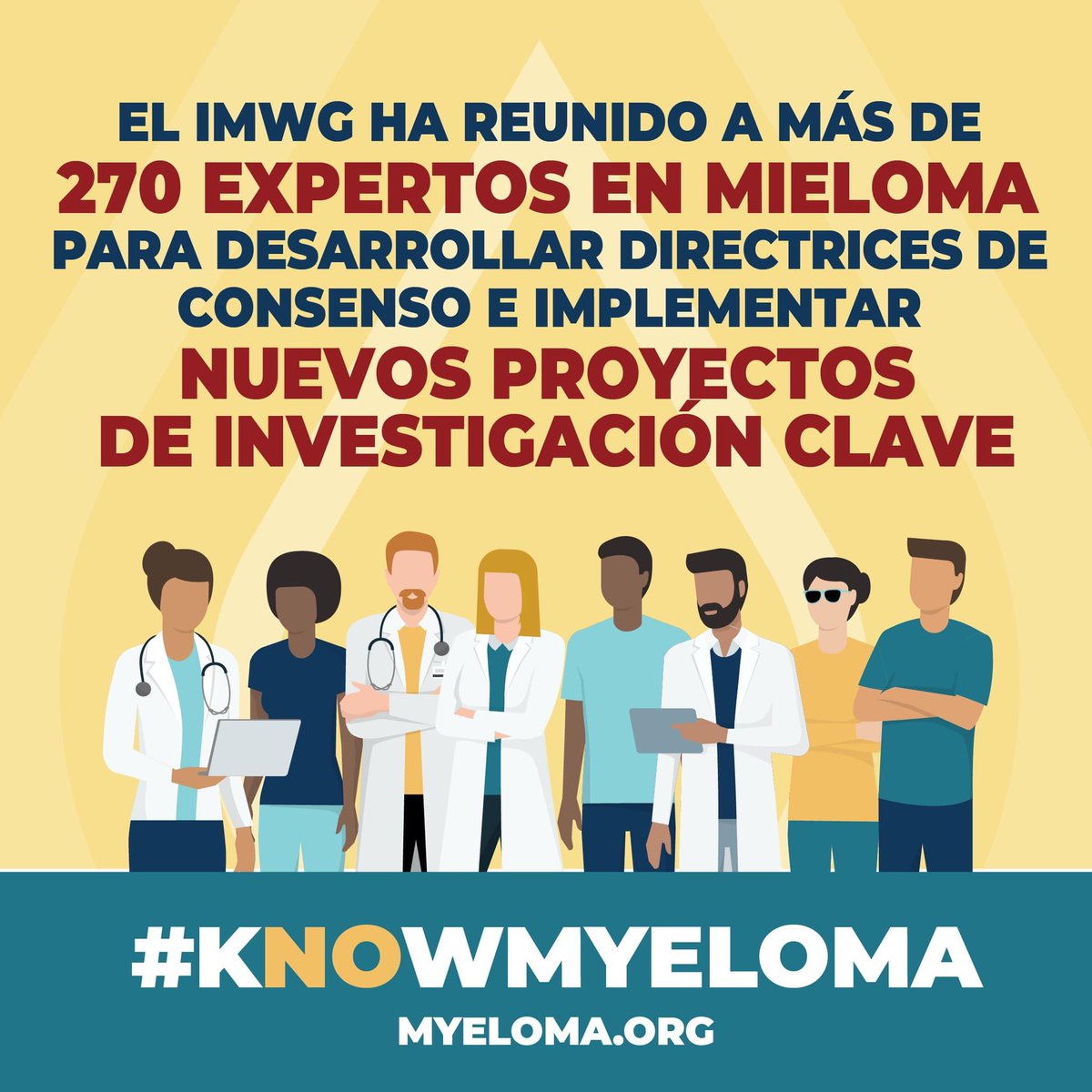 La #IMF por el mes de concienciación sobre el #Cáncer de Sangre
#KnowMyeloma 
#Myeloma  
#MielomaMúltiple   
#MultipleMyeloma 
#Hematología   
#Cemmmp