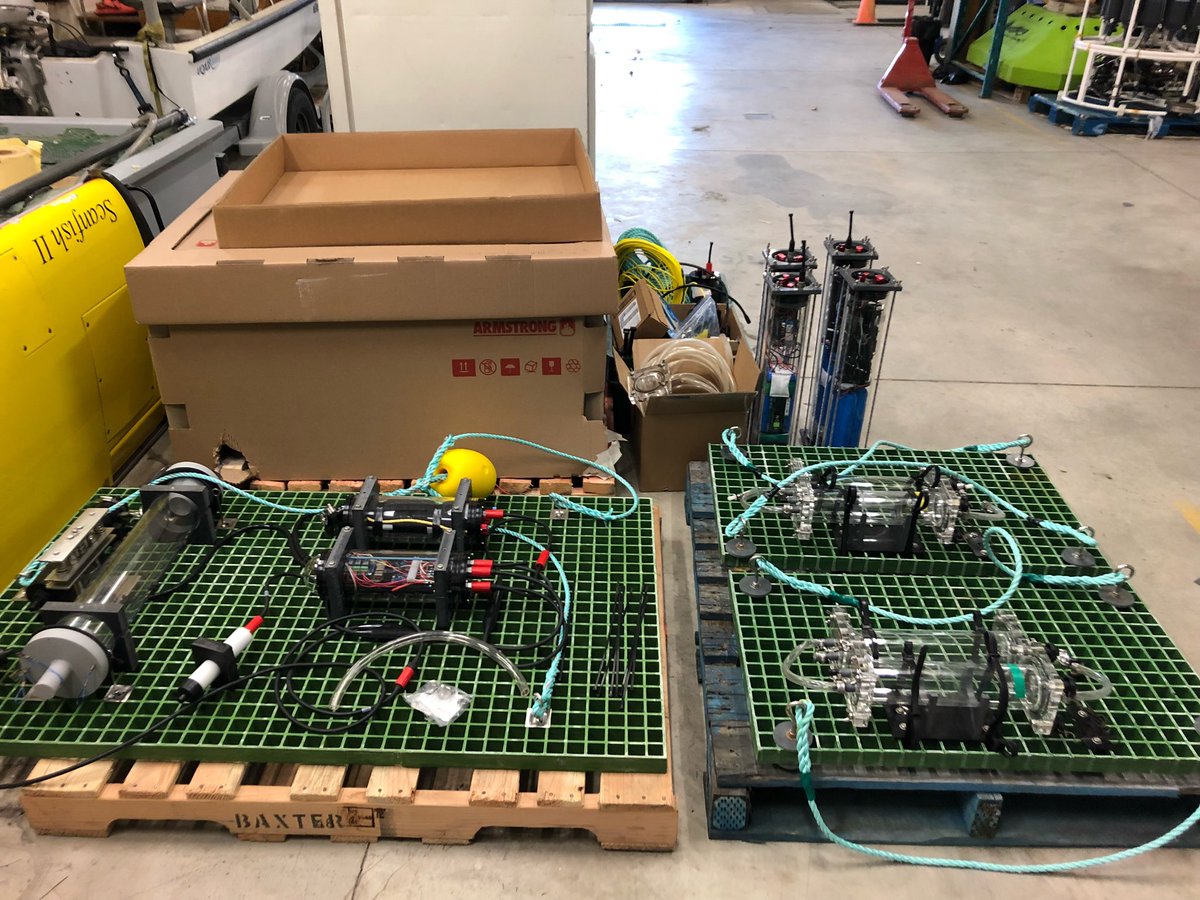 It’s a Go for a week of in situ respirometry in les Escoumins ! 
Can’t wait to use these badboys to estimate metabolism of redfish in the field for my PhD
HUGE thanks to @Pyro_Science and @DFO_Science.