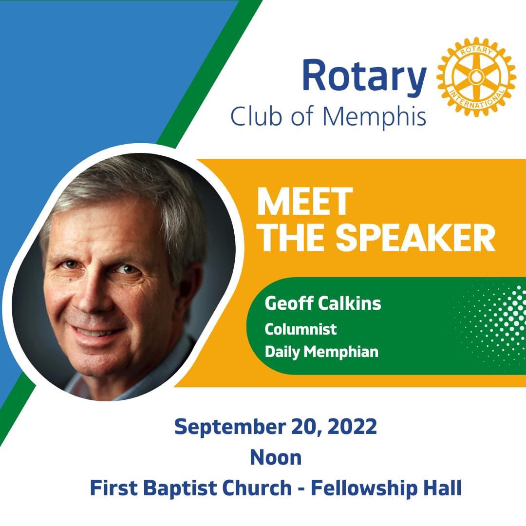 Geoff Calkins is currently the lead columnist for The Daily Memphian and host of the Geoff Calkins Show. He has spent over 17 years entertaining and challenging Memphians in print, on the radio, and on TV -- He is a fixture in the Memphis community.
<a href="/geoff_calkins/">Geoff Calkins</a>