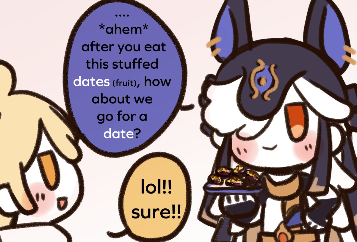 #原神 nice pun Cyno :>
Cant wait to gacha 3.1 