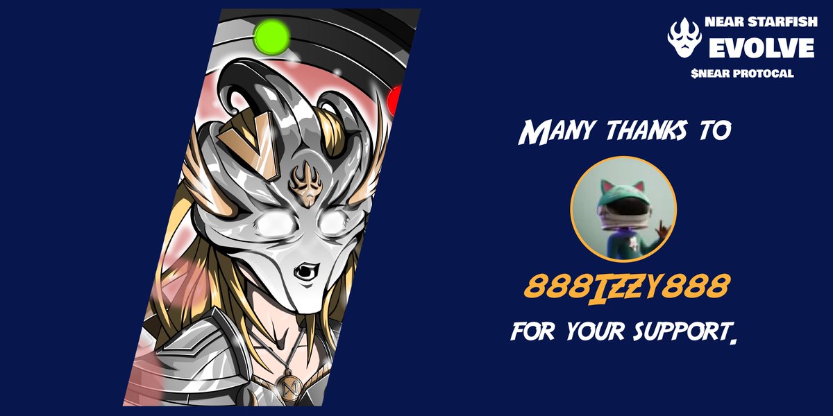 Many thanks to 888Izzy888
 
for your support. 🙂❤️🎉

paras.id/token/x.paras.…

🔥🔥🔥

#NFTTHAILAND 
#NFTThaicommunity 
#StarfishEvolve
<a href="/ParasHQ/">Paras 🟩🟧</a>
