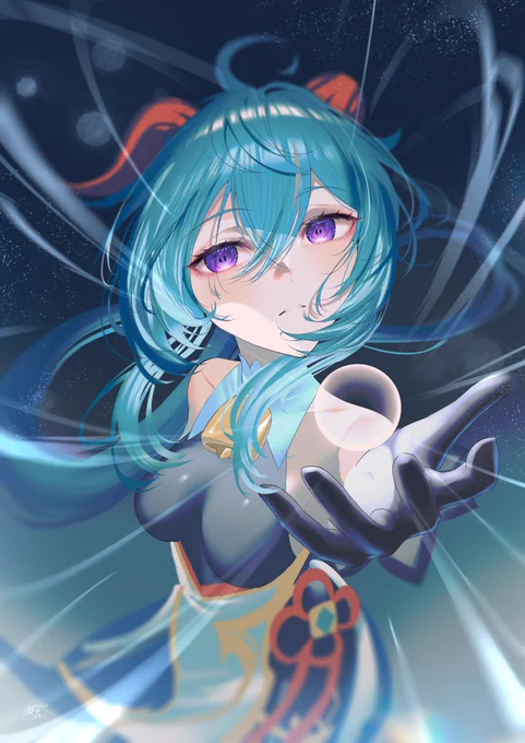 甘雨ちゃん#甘雨イラストコンテスト #原神 #GenshinImpactth 