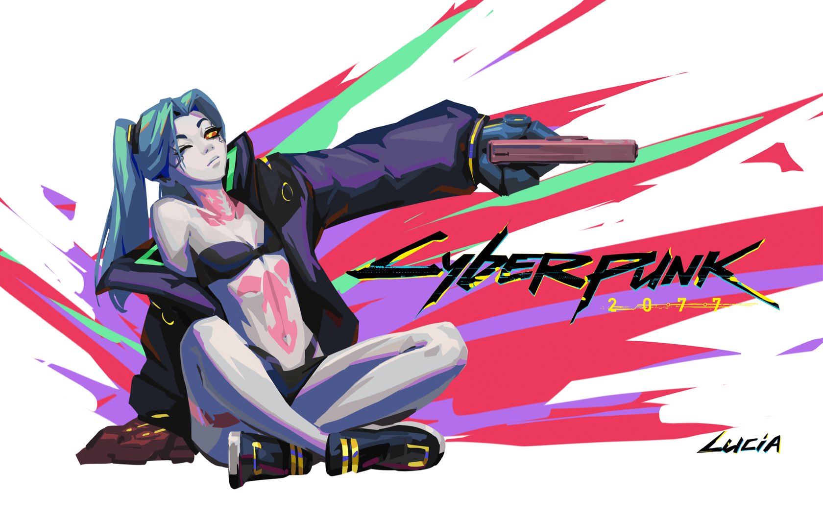 Cyberpunk Edgerunners Ребекка смерть